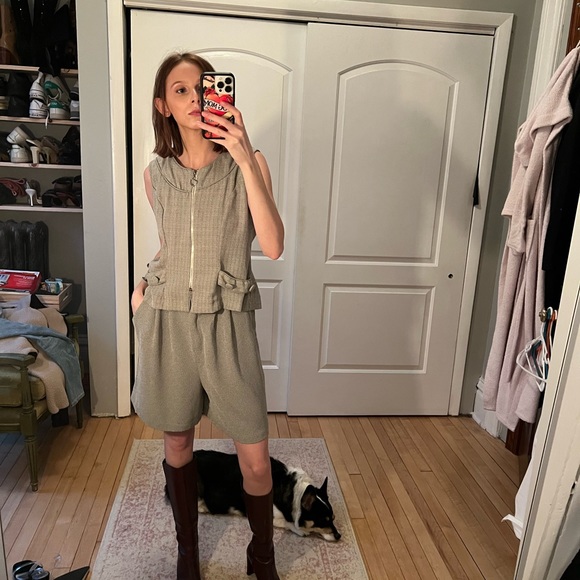 Vintage Short and Vest Set - Picture 1 of 10